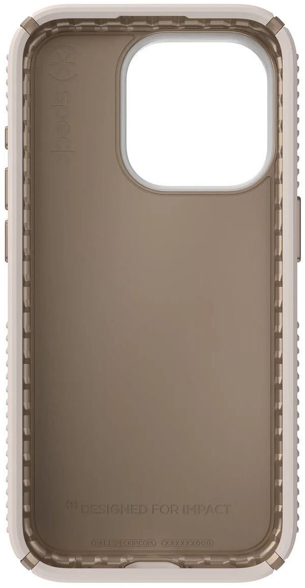 Speck Presidio2 Grip Series Phone Case for iPhone 15 Pro - Bleached Bone/Heirloom Gold by Speck - Refurbished - Like New condition - Image 4