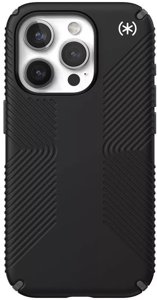 Speck Presidio2 Grip Series Phone Case for MagSafe for iPhone 15 Pro - Black by Speck - Refurbished - Brand New condition - US$20.58