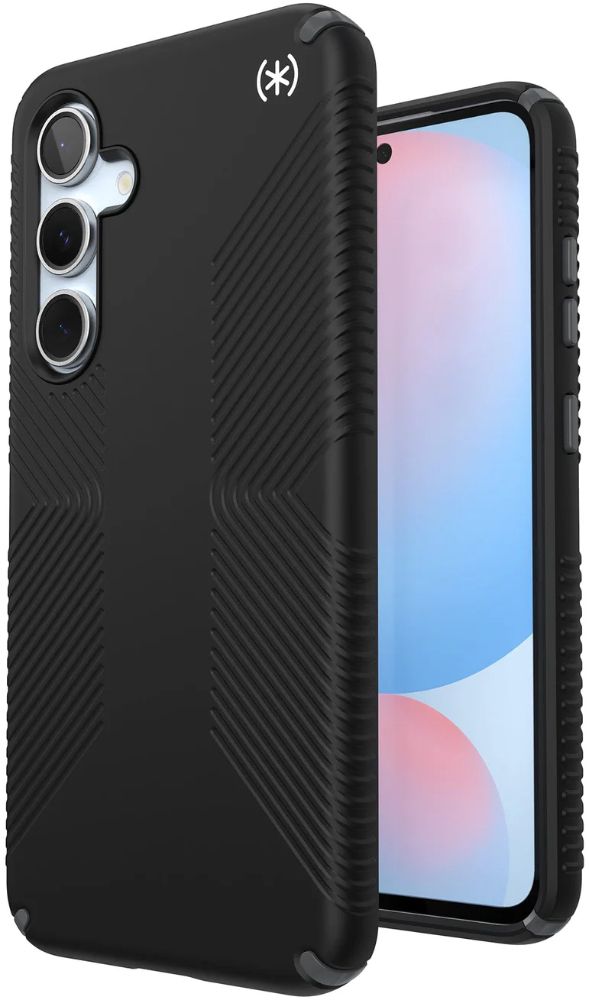 Speck Presidio2 Grip Series Phone Case for Samsung Galaxy S24 FE - Black/Slate Grey - Brand New by Speck - Refurbished - Brand New condition - US$20.43