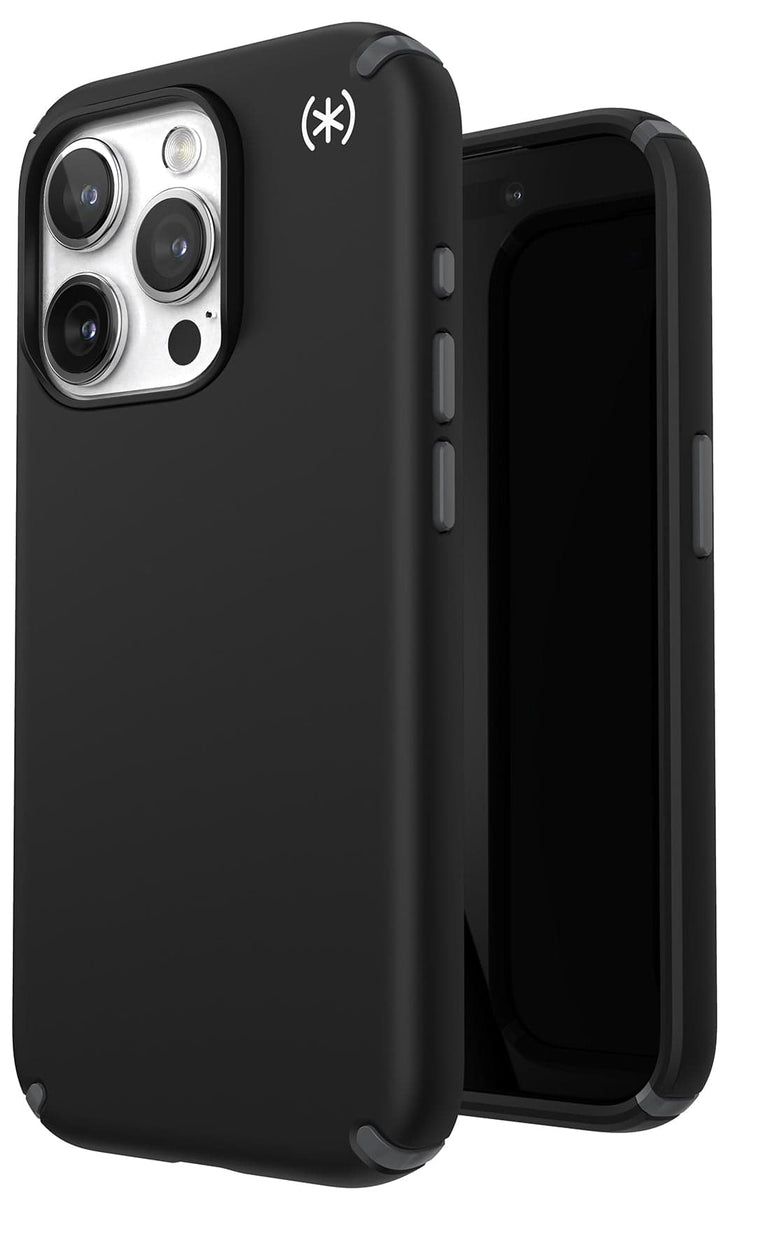 Speck Presidio2 Pro Phone Case with MagSafe for iPhone 15 Pro - Black/Slate Grey by Speck - Refurbished - Brand New condition - US$50.98