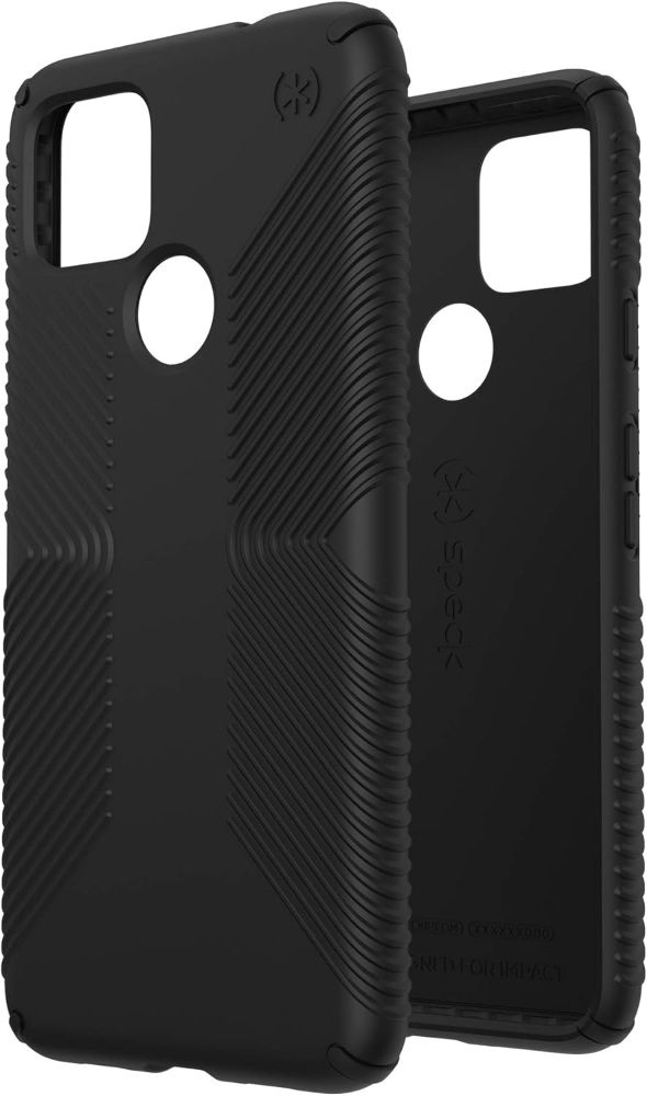 Speck Presidio Exotech Series Phone Case with Grip for Google Pixel 4A 5G - Black by Speck - Refurbished - Brand New condition - US$14.42