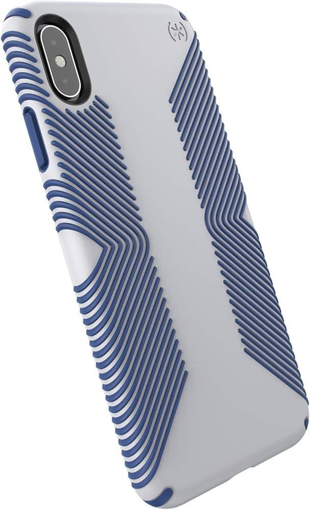 Speck Presidio Grip Phone Case for iPhone XS Max - Microchip Grey/Ballpoint Blue by Speck - Refurbished - Brand New condition - Image 2