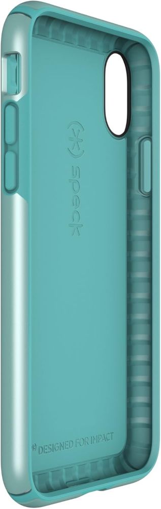 Speck Presidio Metallic Phone Case for Apple iPhone X - Peppermint Green Metallic/Jewel Teal by Speck - Refurbished - Brand New condition - Image 6