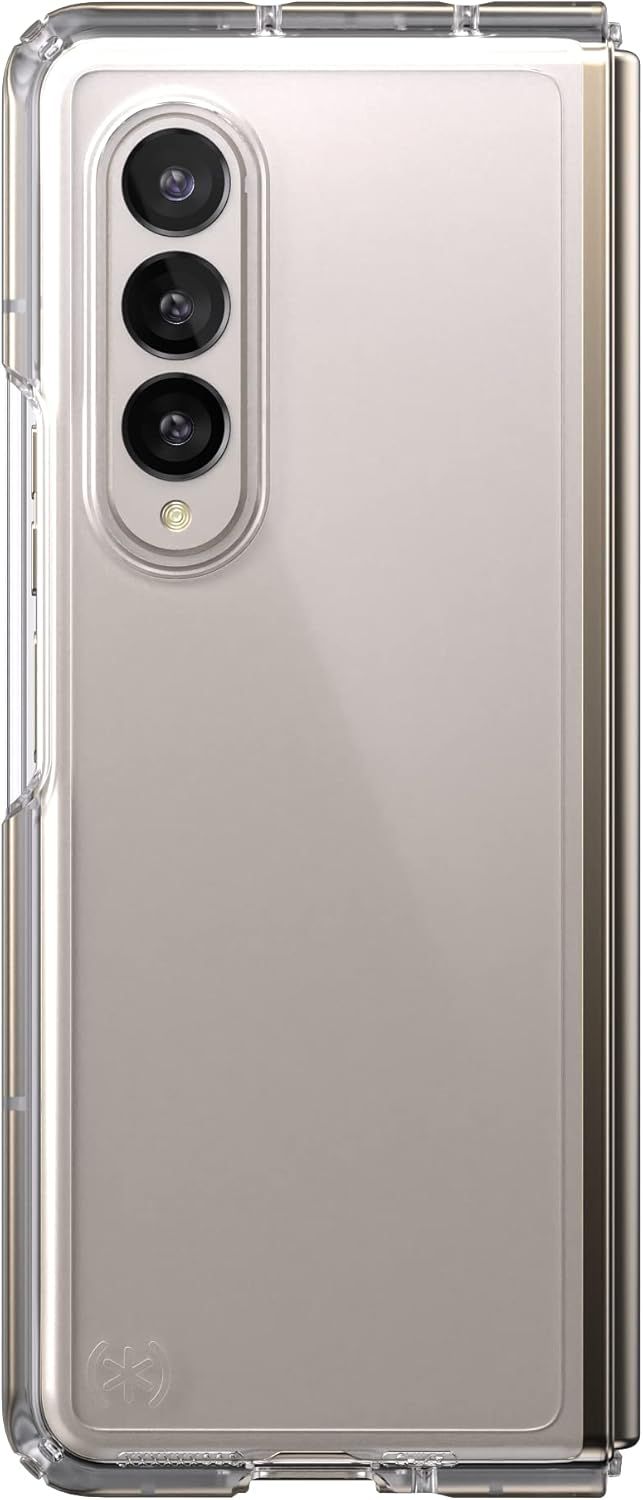 Speck Presidio Perfect-Clear Fold Phone Case for Samsung Galaxy Z Fold4 - Clear by Speck - Refurbished - Very Good condition - US$71.48