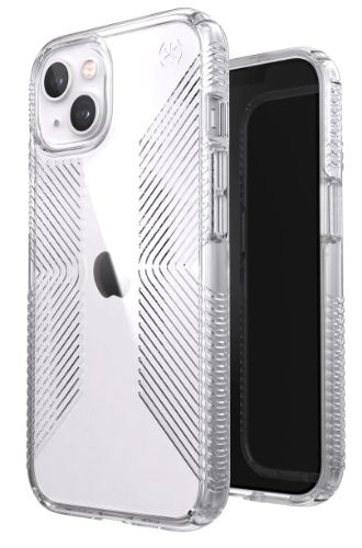 Speck Presidio Perfect Clear Grip Phone Case for iPhone 13 - Clear by Speck - Refurbished - Brand New condition - US$20.43