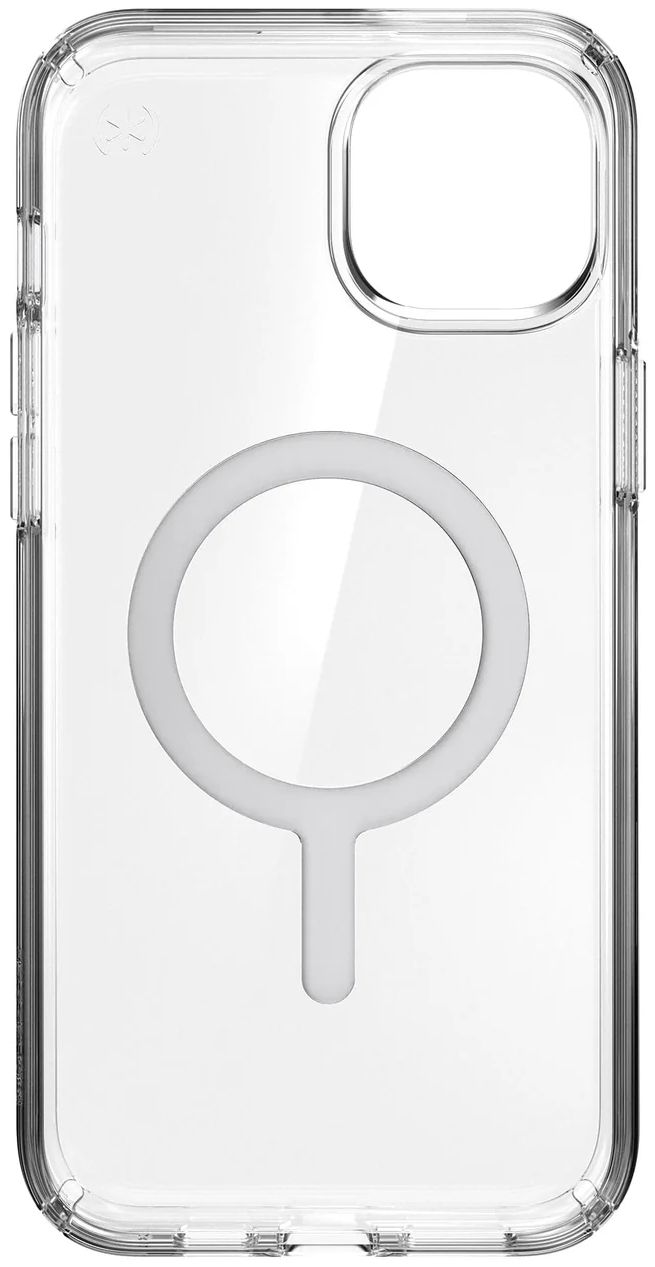 Speck Presidio Perfect-Clear MagSafe Phone Case for iPhone 14 Plus - Clear/Chrome by Speck - Refurbished - Good condition - Image 3
