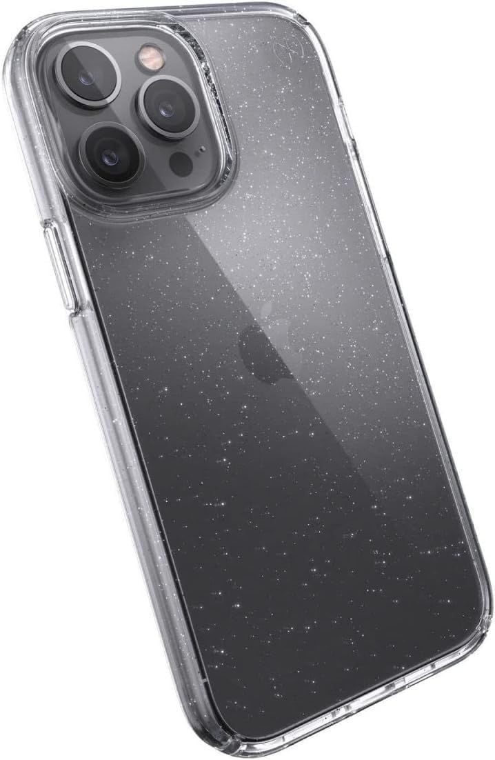 Speck Presidio Perfect Clear Phone Case for iPhone 13 Pro - Clear/Platinum Glitter by Speck - Image 3