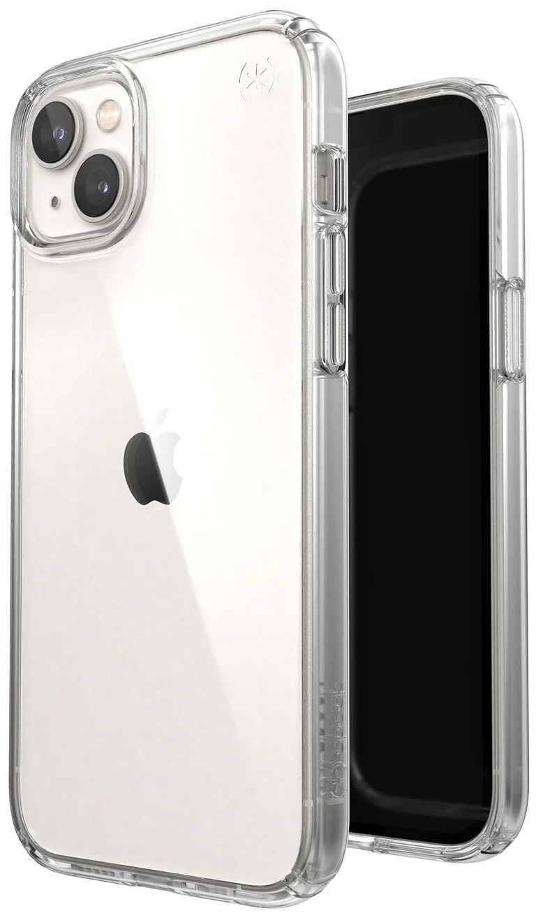 Speck Presidio Perfect-Clear Phone Case for iPhone 14 Plus - Clear by Speck - Image 3
