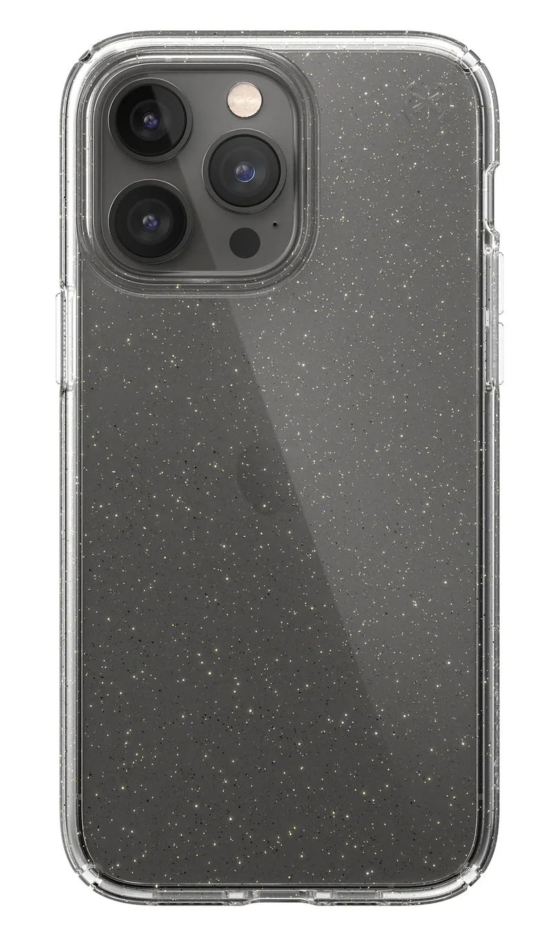 Speck Presidio Perfect-Clear Phone Case for iPhone 14 Plus - Clear Glitter by Speck - Refurbished - Brand New condition - US$10.43