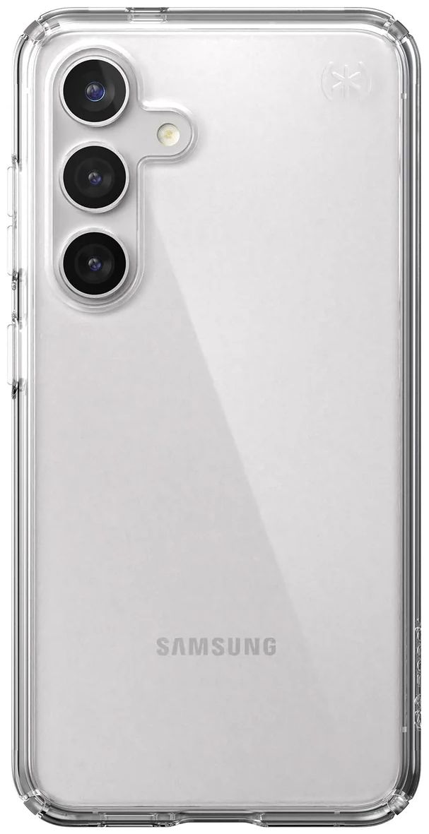 Speck Presidio Perfect-Clear Phone Case for Samsung Galaxy S24 - Clear by Speck - Refurbished - Good condition - US$39.99