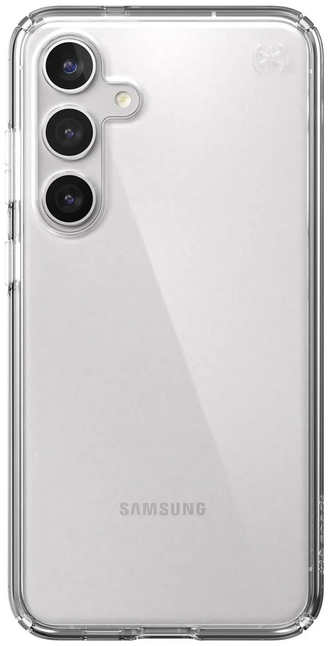 Speck Presidio Perfect-Clear Phone Case for Samsung Galaxy S24+ - Clear by Speck - Refurbished - Good condition - US$40.98
