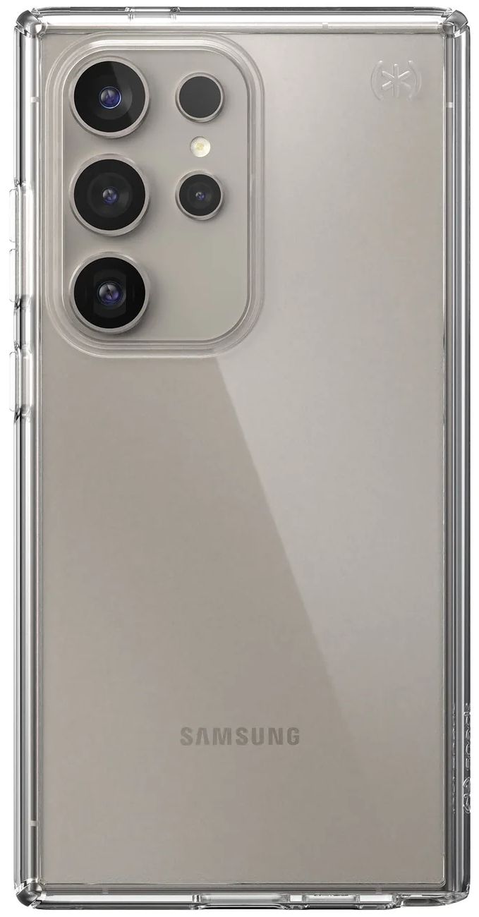 Speck Presidio Perfect-Clear Phone Case for Samsung Galaxy S24 Ultra - Clear by Speck - Refurbished - Good condition - US$39.99