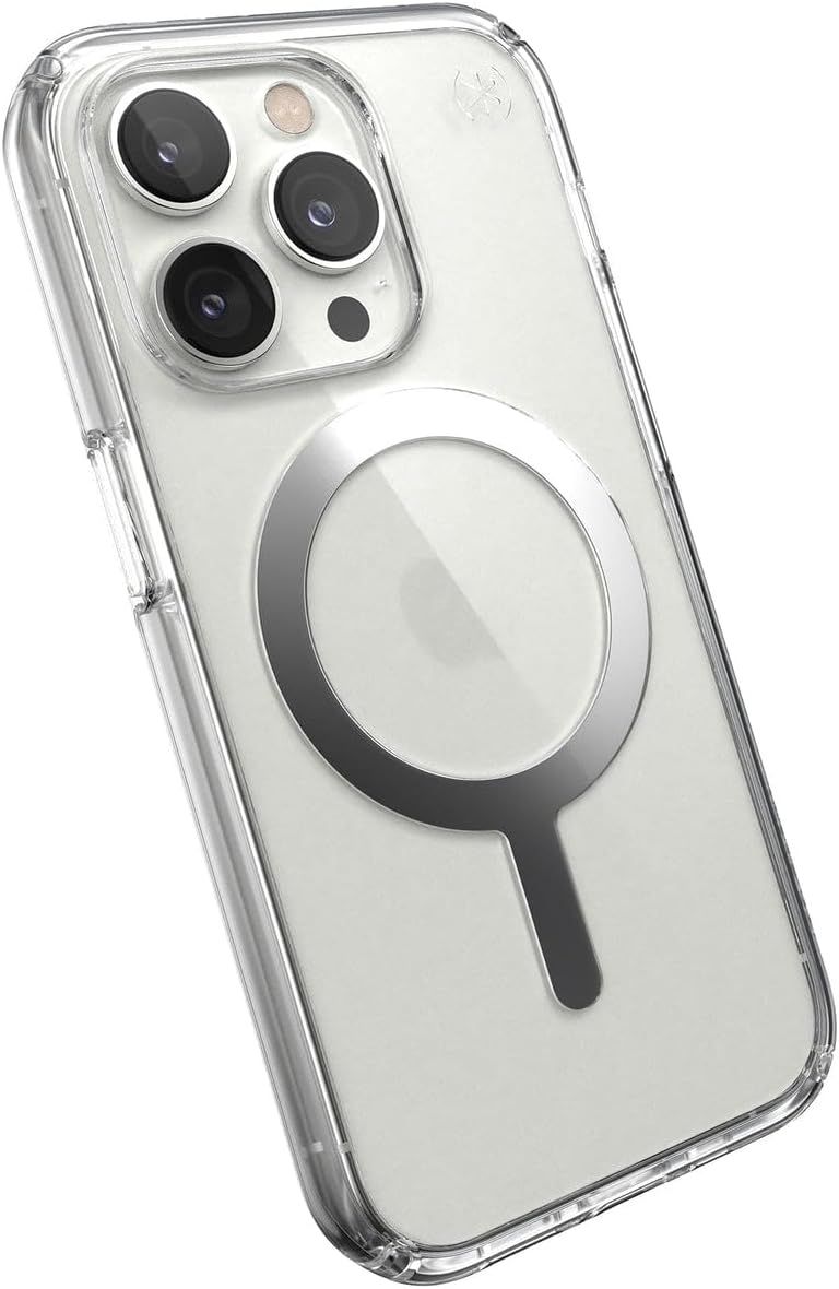 Speck Presidio Perfect-Clear Phone Case with MagSafe for iPhone 14 Pro - Clear/White by Speck - Refurbished - Very Good condition - Image 2