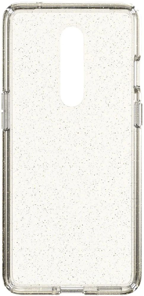 Speck Presidio Perfect-Clear with Glitter Phone Case for One Plus 8 5G - Clear With Gold Glitter/Clear by Speck - Refurbished - Brand New condition - Image 2