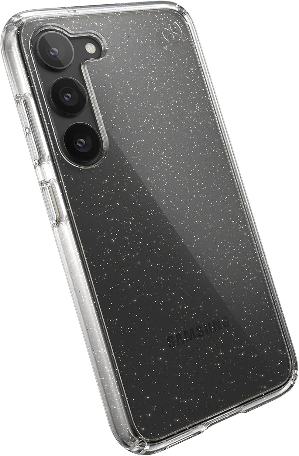 Speck Presidio Perfect-Clear with Glitter Phone Case for Samsung Galaxy S23 - Gold Glitter by Speck - Refurbished - Brand New condition - Image 2