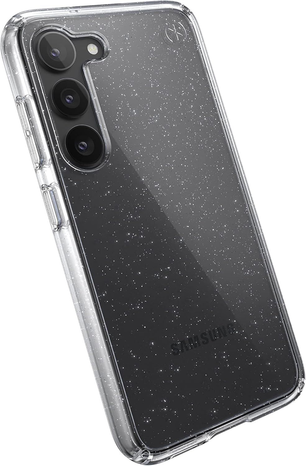 Speck Presidio Perfect-Clear with Glitter Phone Case for Samsung Galaxy S23 - Platinum Glitter by Speck - Refurbished - Like New condition - Image 2