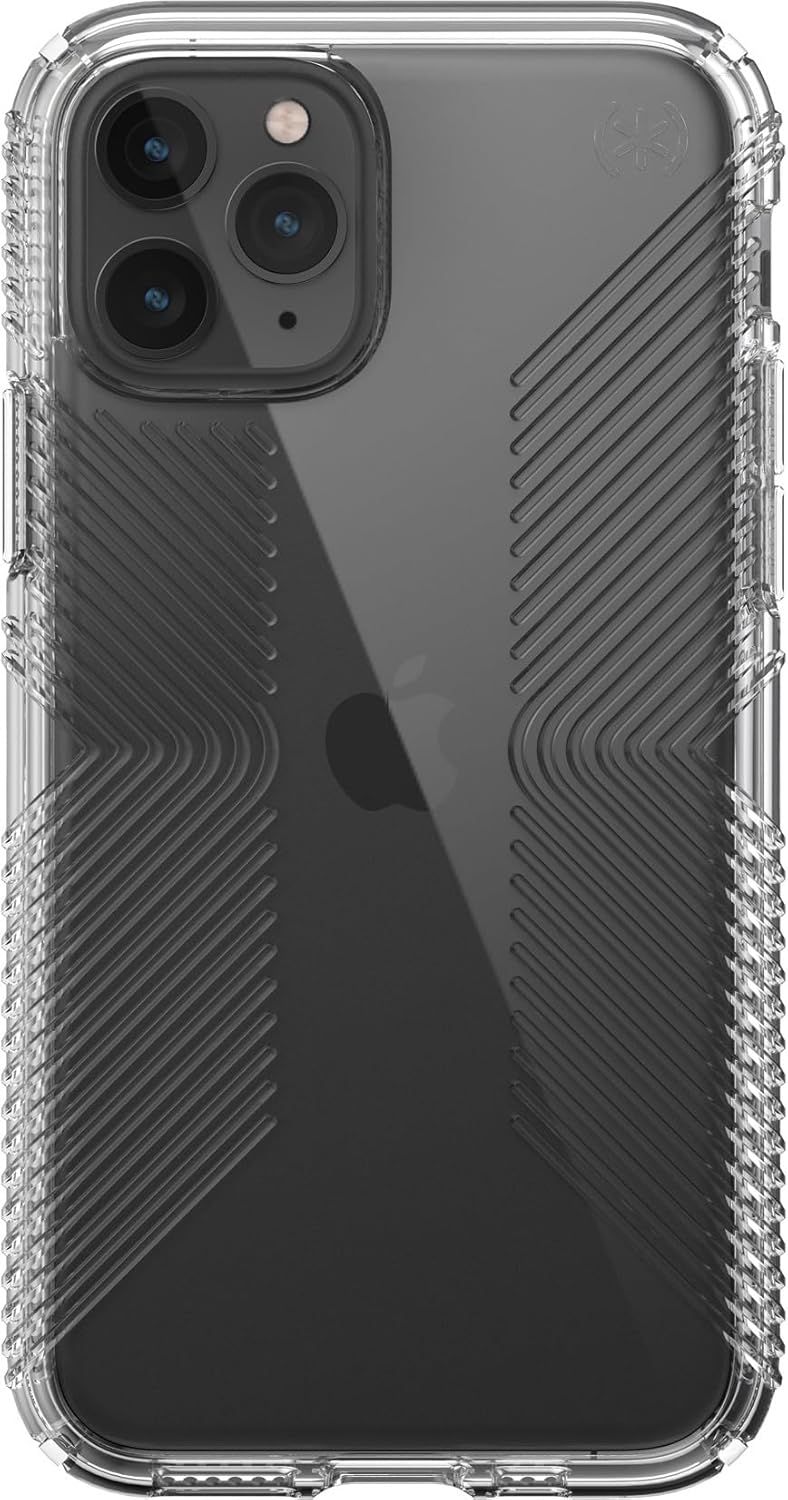 Speck Presidio Perfect-Clear with Grips Phone Case for iPhone 11 Pro - Clear by Speck - Refurbished - Good condition - US$32.36