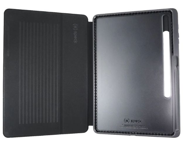 Speck Presidio Pro Folio Series Tab Case for Galaxy Tab S7+ - Black by Speck - Image 3