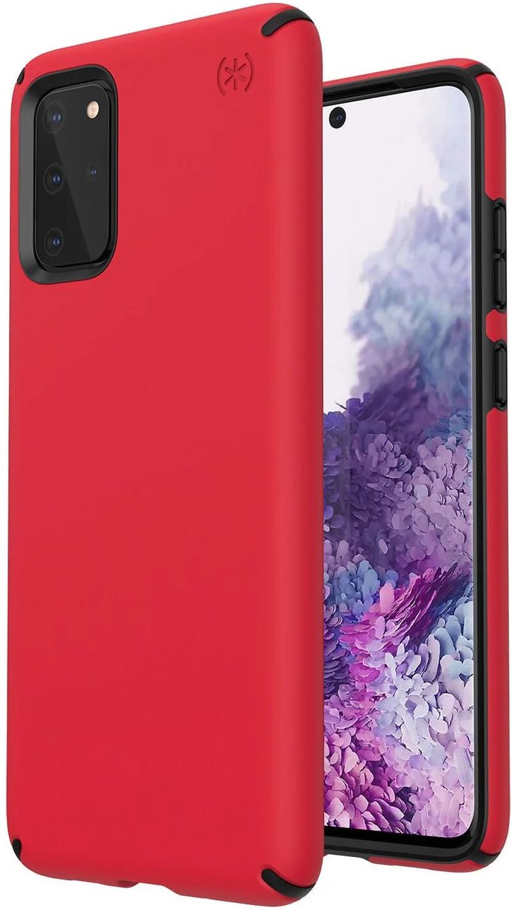 Speck Presidio Pro Phone Case for Samsung Galaxy S20+ - Heartrate Red/Black by Speck - Refurbished - Brand New condition - US$30.98