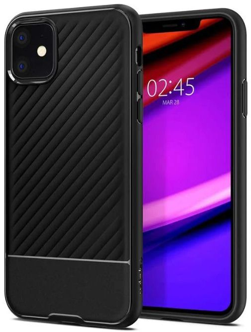 Spigen Core Armor Phone Case for iPhone 11 - Black by Spigen - Refurbished - Very Good condition - US$27.93