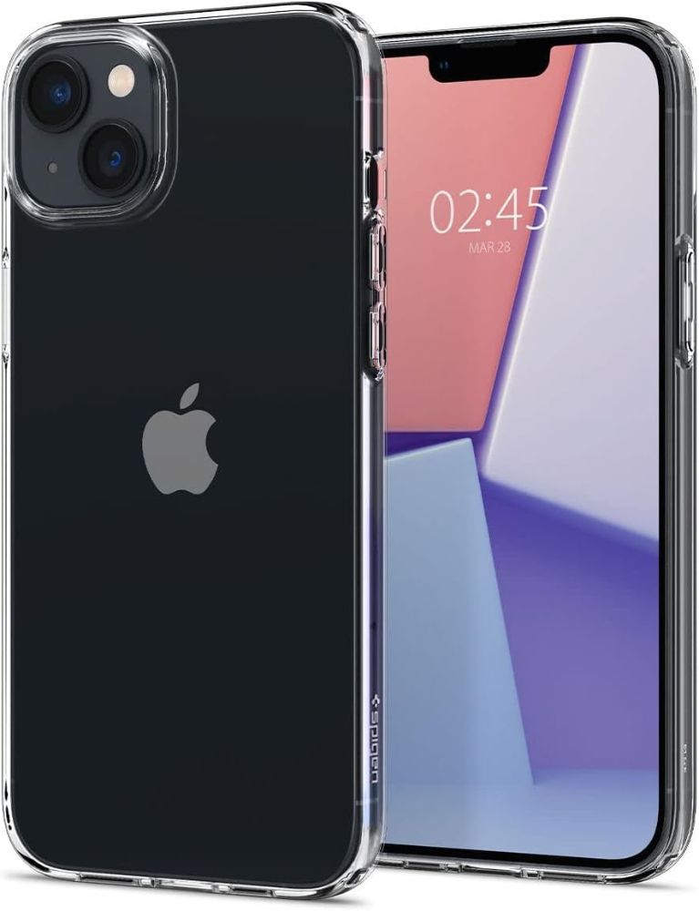 Spigen Crystal Flex Series Phone Case for Apple iPhone 14 Plus - Clear by Spigen - Refurbished - Brand New condition - US$8.78