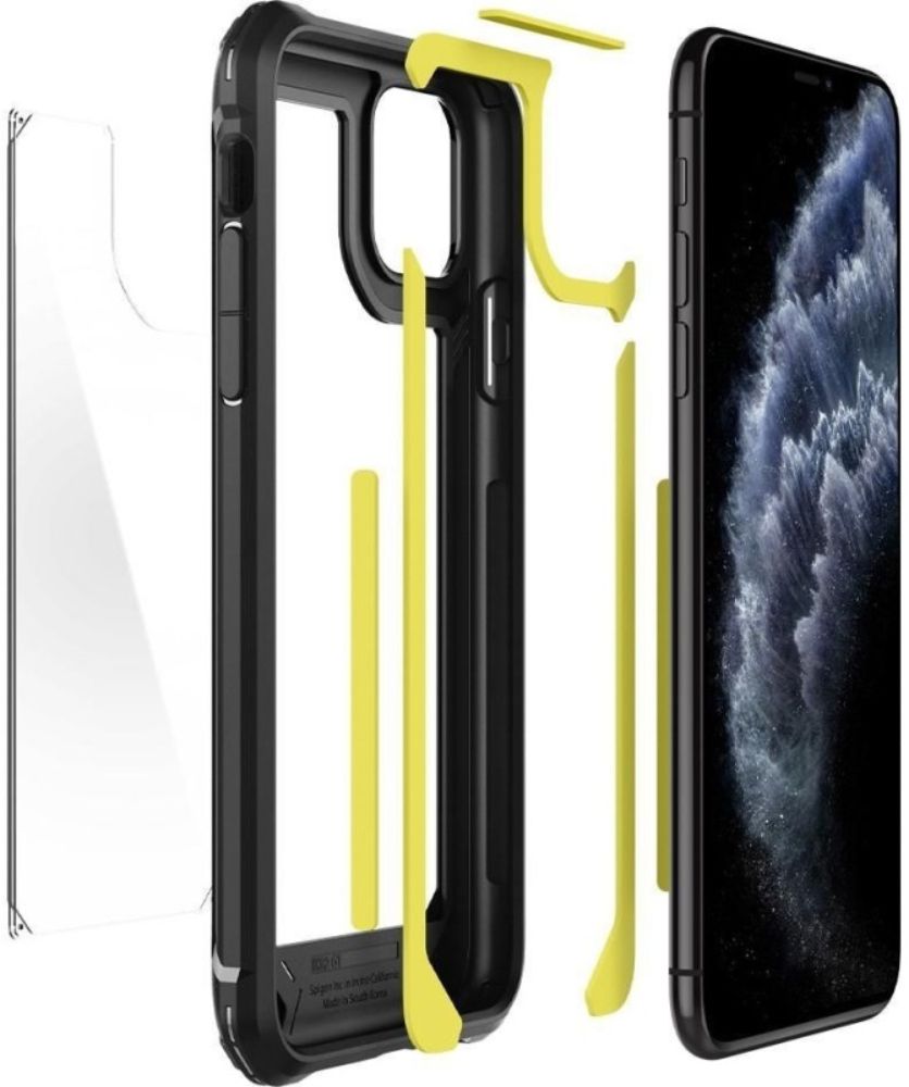 Spigen Gauntlet Series Phone Case for iPhone 11 Pro Max - Carbon Black by Spigen - Refurbished - Brand New condition - Image 4