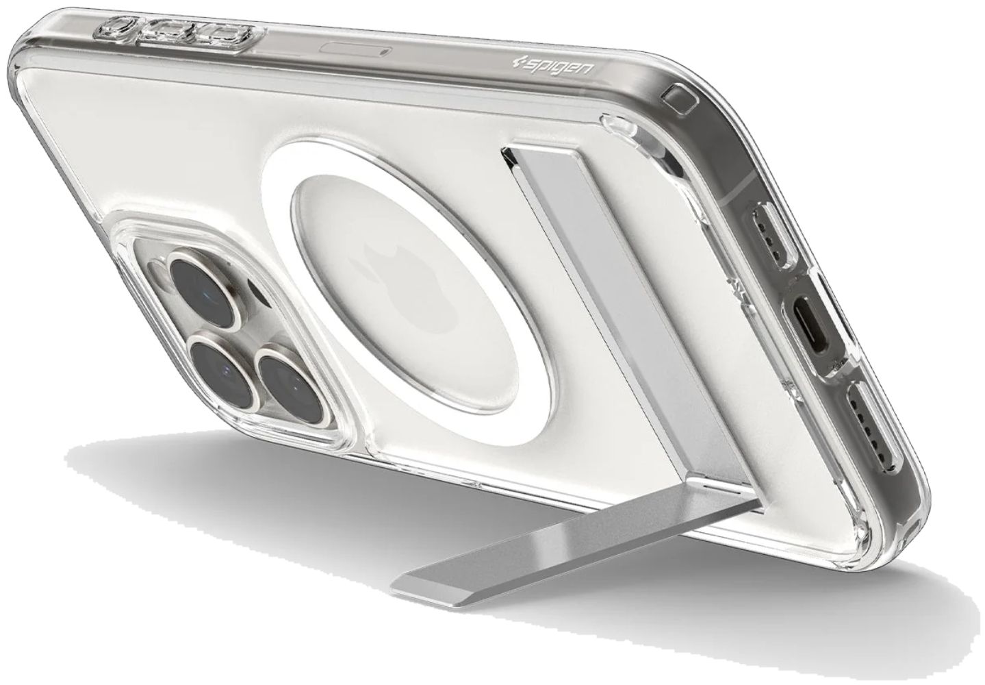 Spigen Slim Armor Essential S (MagFit) Phone Case for iPhone 15 Pro - Clear by Spigen - Refurbished - Brand New condition - Image 11