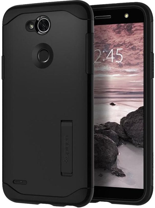 Spigen Slim Armor Hardshell Case with Kickstand for LG X Power 3 - Black by Spigen - Refurbished - Brand New condition - US$8.78