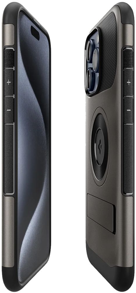 Spigen Slim Armor (MagFit) Phone Case for iPhone 15 Pro - Gunmetal by Spigen - Refurbished - Brand New condition - Image 5