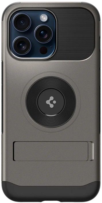 Spigen Slim Armor (MagFit) Phone Case for iPhone 15 Pro - Gunmetal by Spigen - Refurbished - Brand New condition - Image 3