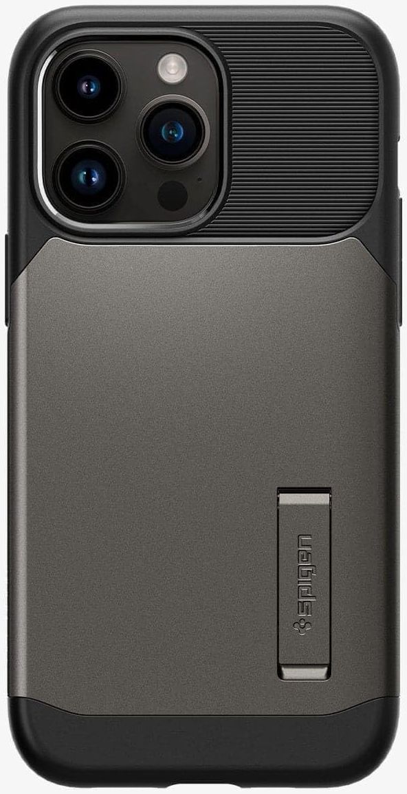 Spigen Slim Armor (MagFit) Phone Case with MagSafe for iPhone 14 Pro - Gunmetal by Spigen - Refurbished - Brand New condition - US$23.93