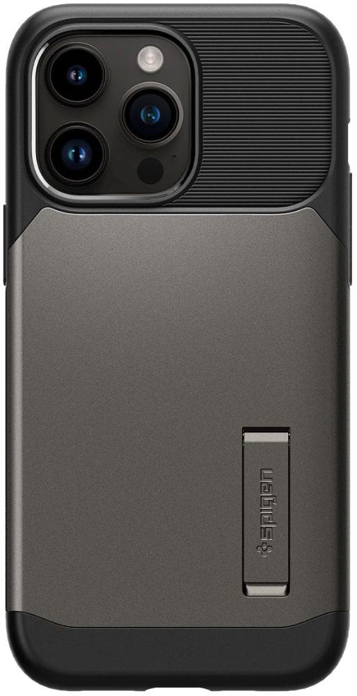 Spigen Slim Armor (MagFit) Phone Case with MagSafe for iPhone 14 Pro Max - Gunmetal - Brand New by Spigen - Refurbished - Brand New condition - US$17.99
