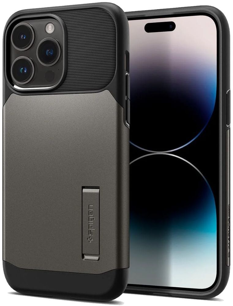 Spigen Slim Armor (MagFit) Phone Case with MagSafe for iPhone 14 Pro Max - Gunmetal - Brand New by Spigen - Refurbished - Brand New condition - Image 3