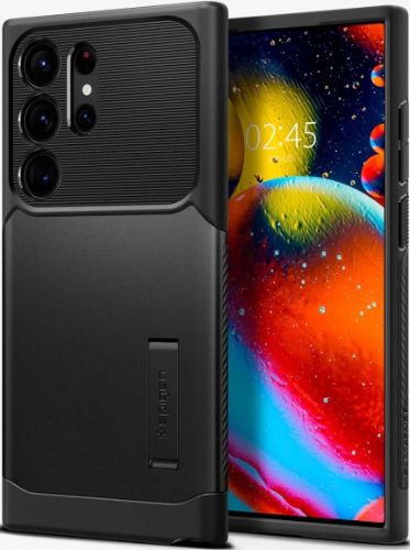 Spigen Slim Armor Phone Case for Galaxy S23 Ultra - Black by Spigen - Refurbished - Brand New condition - US$24.34