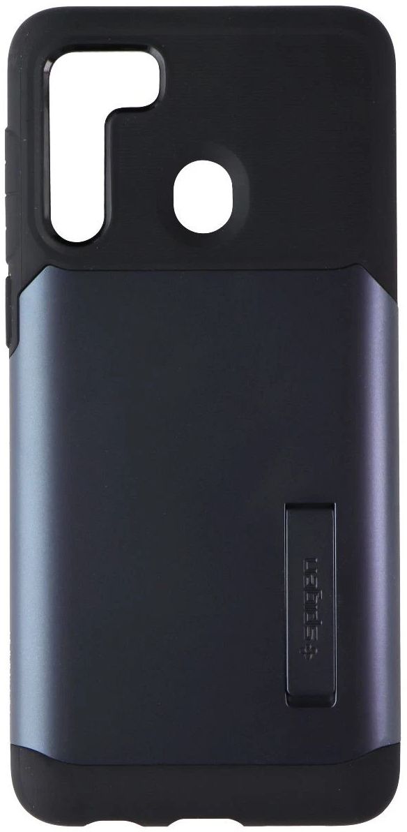 Spigen Slim Armor Phone Case for Samsung Galaxy A21 - Black by Spigen - Refurbished - Brand New condition - US$8.78