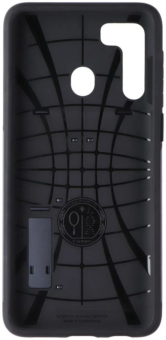 Spigen Slim Armor Phone Case for Samsung Galaxy A21 - Black by Spigen - Refurbished - Brand New condition - Image 2