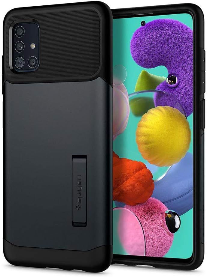 Spigen Slim Armor Phone Case for Samsung Galaxy A51 (Non-5G) - Metal Slate by Spigen - Refurbished - Brand New condition - Image 3