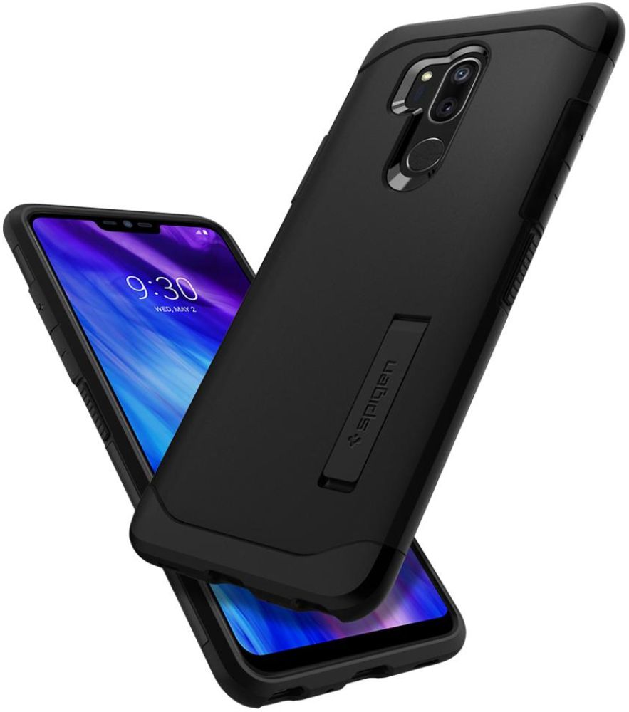 Spigen Slim Armor Phone Case with Kickstand for LG G7 ThinQ - Black by Spigen - Refurbished - Brand New condition - Image 2