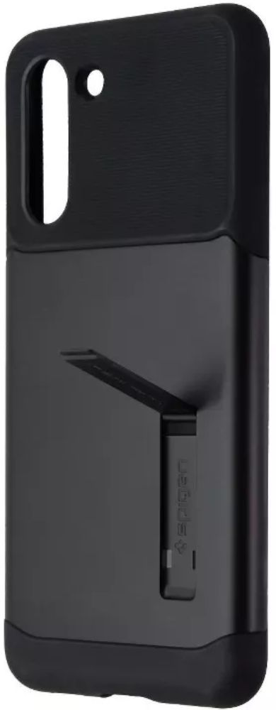 Spigen Slim Armor Phone Case with Kickstand for Samsung Galaxy S21 - Black by Spigen - Refurbished - Brand New condition - US$19.18