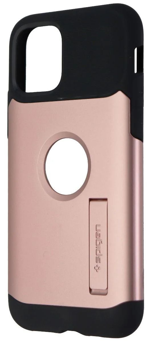 Spigen Slim Armor Series Case for Apple iPhone 11 Pro - Rose Gold/Black by Spigen - Image 2
