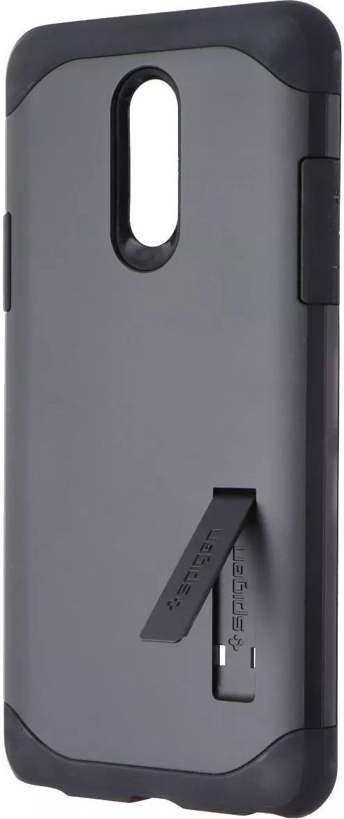 Spigen Slim Armor Series Case with Kickstand for LG Q Stylo+ - Black by Spigen - Image 2