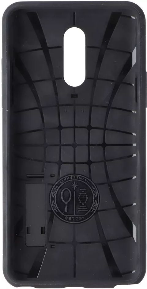 Spigen Slim Armor Series Case with Kickstand for LG Q Stylo+ - Black by Spigen - Image 3