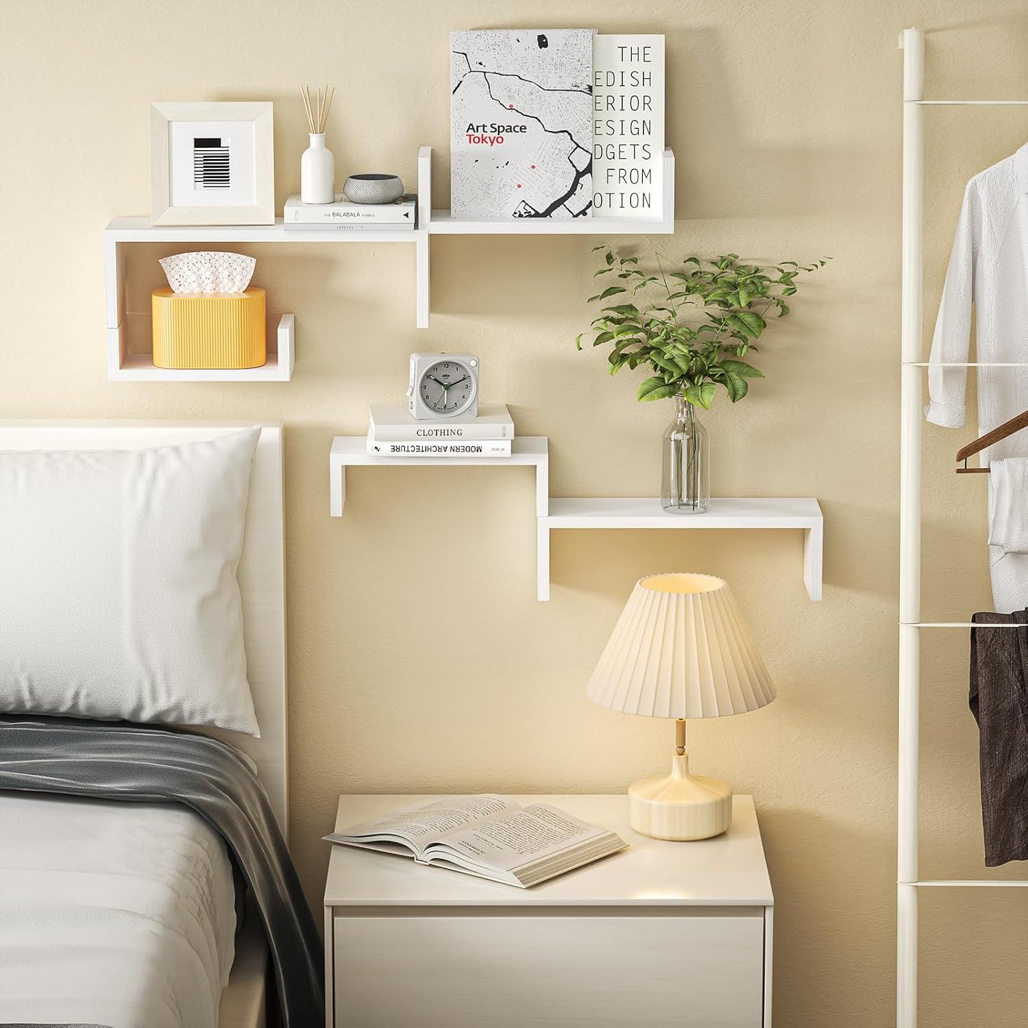 Sriwatana Wall Mount Rack - White by Sriwatana - Image 3