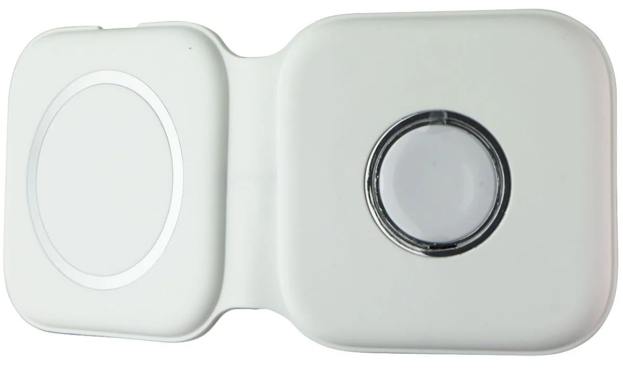 S. Simple Wireless Qi Smartphone and Smartwatch Charging Pad - White by S. Simple - Refurbished - Very Good condition - US$8.60