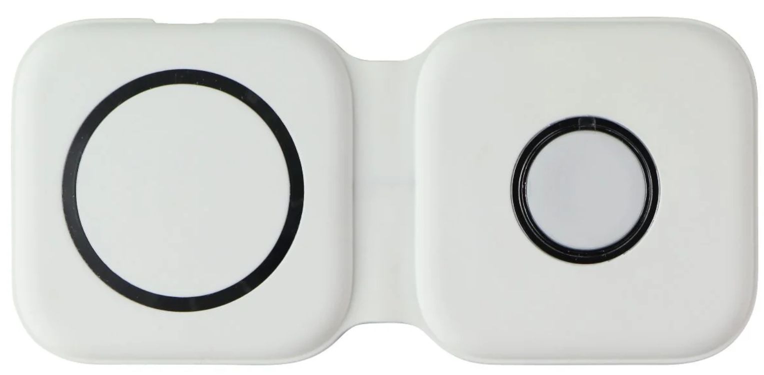 S. Simple Wireless Qi Smartphone and Smartwatch Charging Pad - White by S. Simple - Refurbished - Very Good condition - Image 2