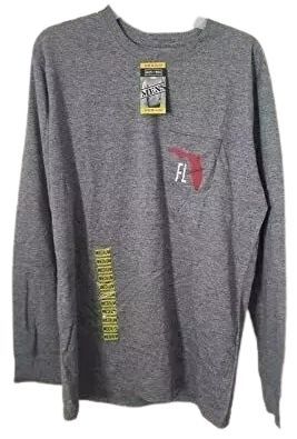 State Seal Men's Som Long Sleeve Tee - M - Grey Heather by State Seal - Refurbished - Brand New condition - US$10.99