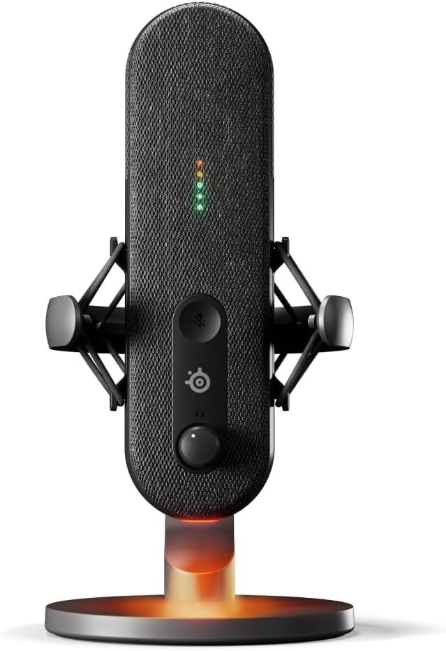 SteelSeries Alias USB Mic for Gaming Streaming and Podcasting - Black by SteelSeries - Image 2