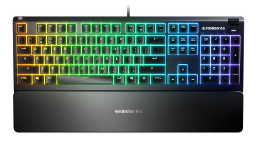 SteelSeries Apex 3 Water Resistant Gaming Keyboard - Black by SteelSeries - Refurbished - Very Good condition - US$677.99