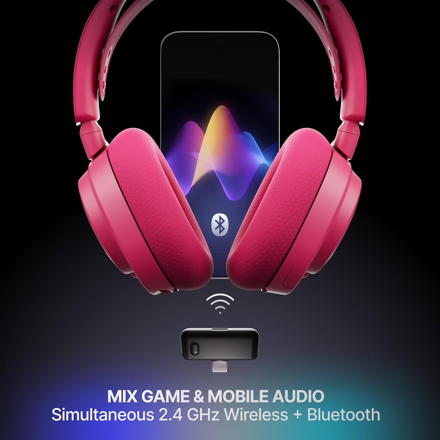 SteelSeries Arctis Nova 7 Gen 2 Wireless Gaming Headset - Magenta by SteelSeries - Refurbished - Like New condition - Image 9