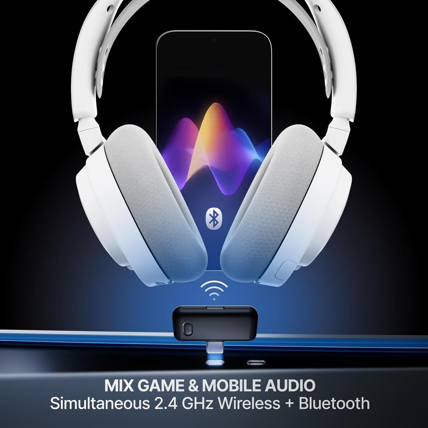 SteelSeries Arctis Nova 7 Gen 2 Wireless Gaming Headset - White by SteelSeries - Refurbished - Like New condition - Image 9